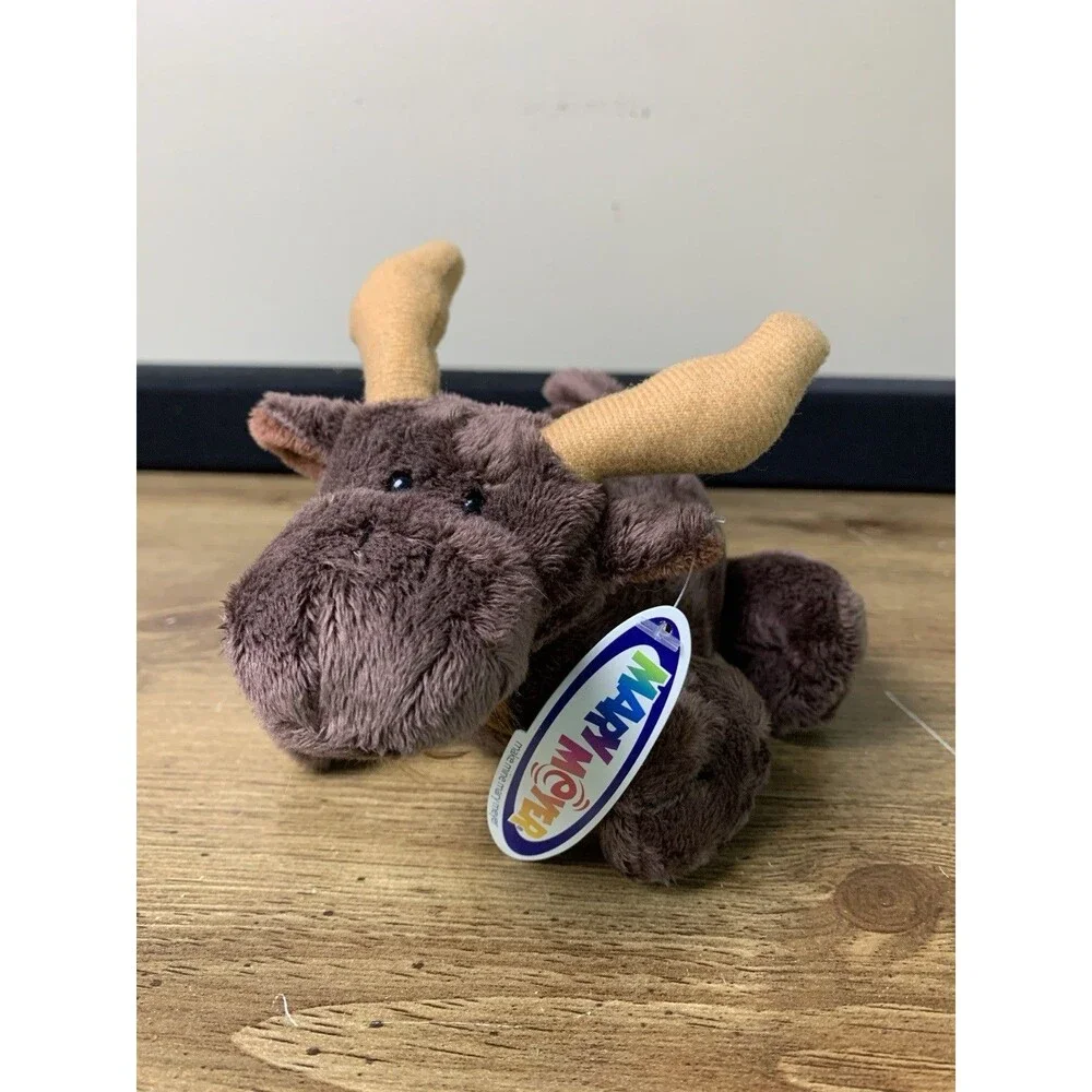 Mary Meyer Moose Brown Plush Stuffed Animal W/Tag